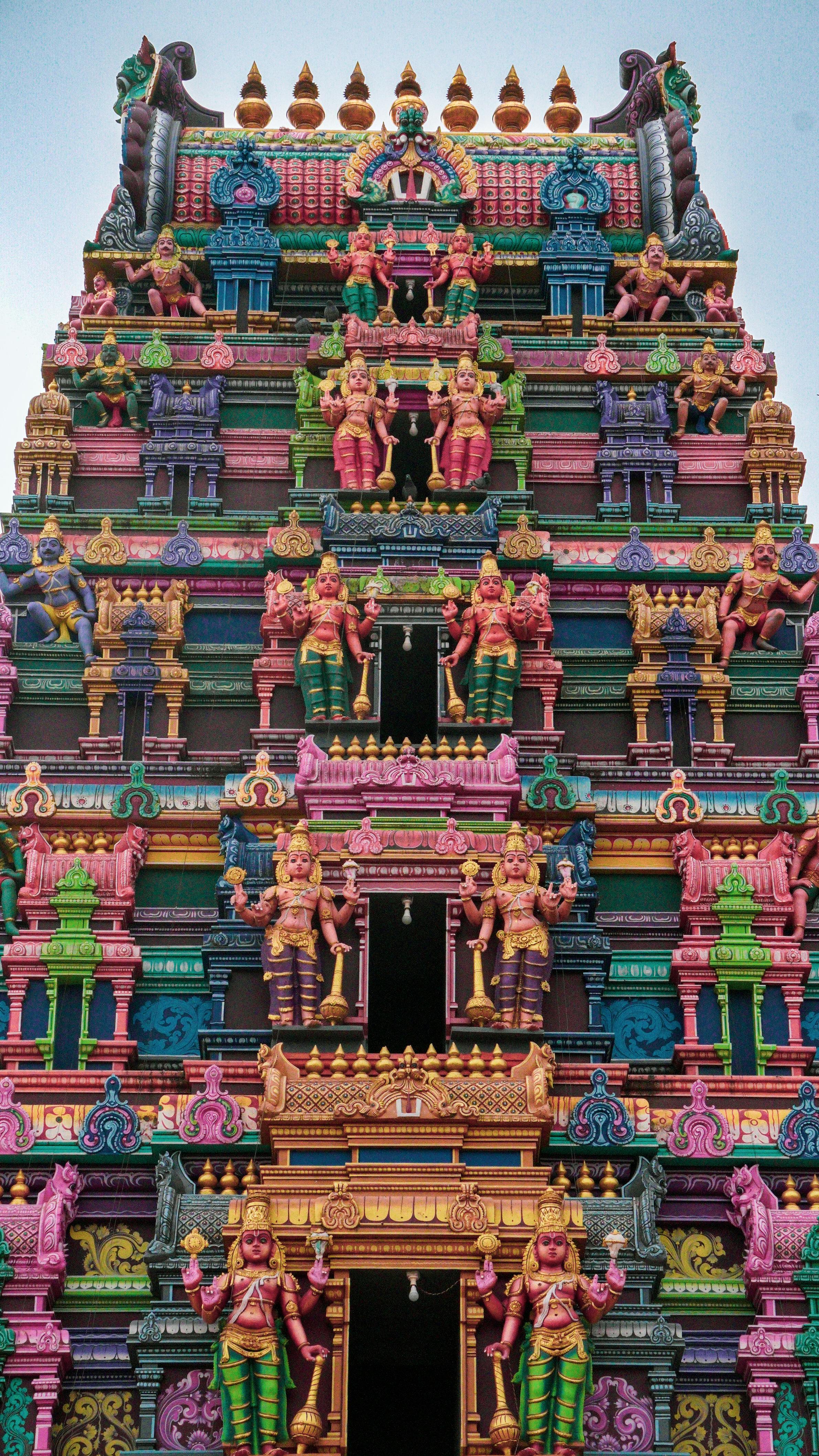 Blick auf Tiruppur