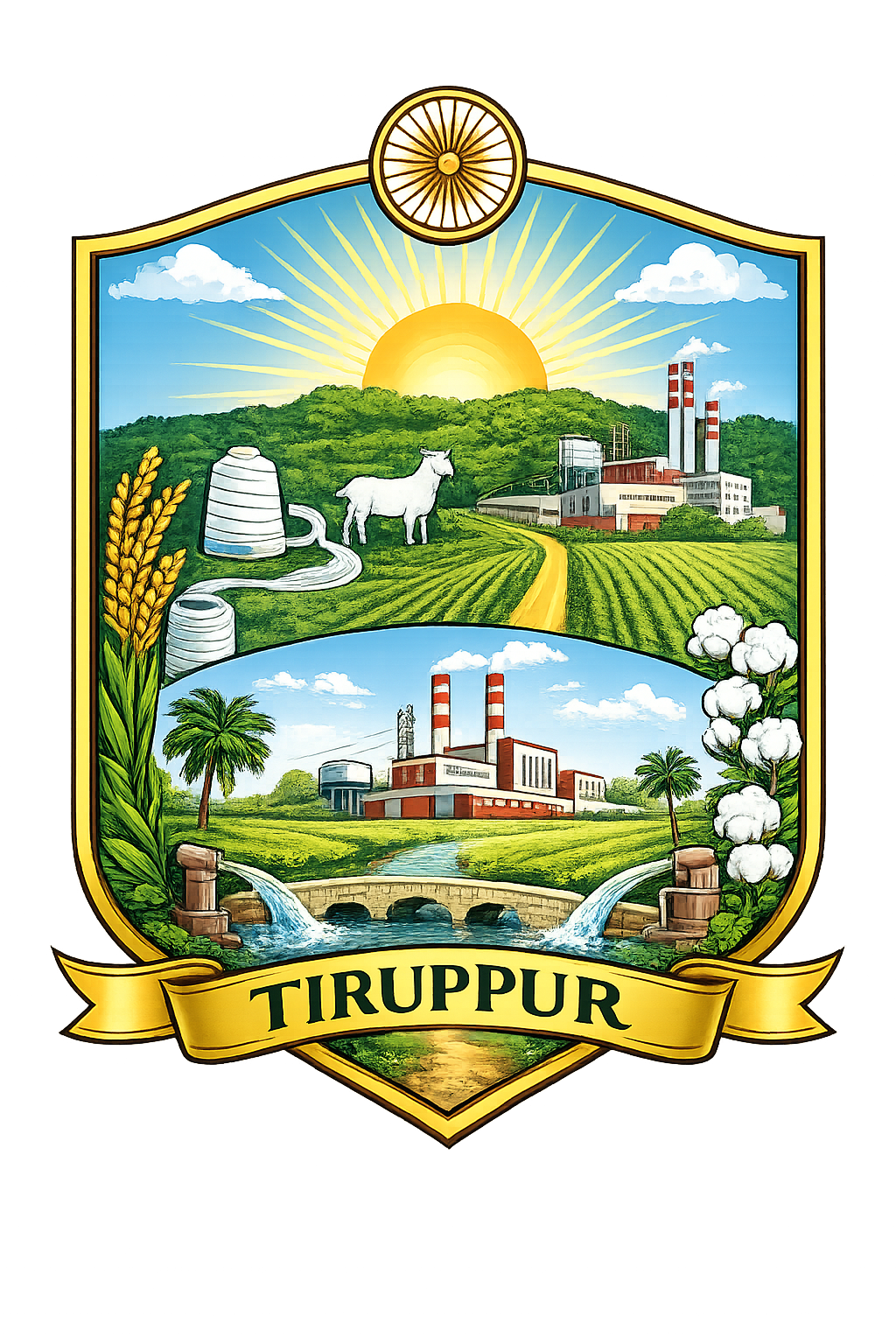 Tiruppur Wappen